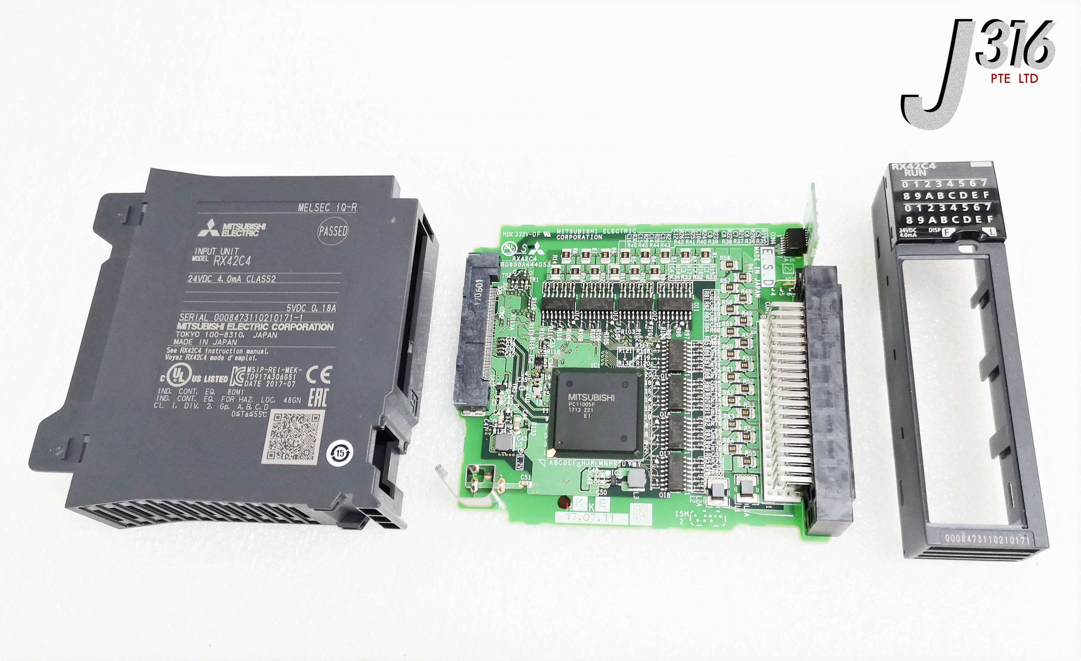 26955 MITSUBISHI INPUT UNIT, MELSEC IQ-R SERIES RX42C4 | eBay